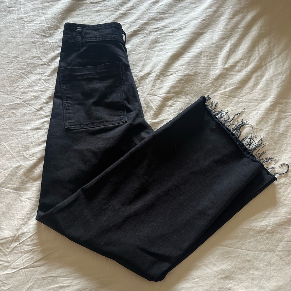 Zara Black Flare & Wide Leg Jeans